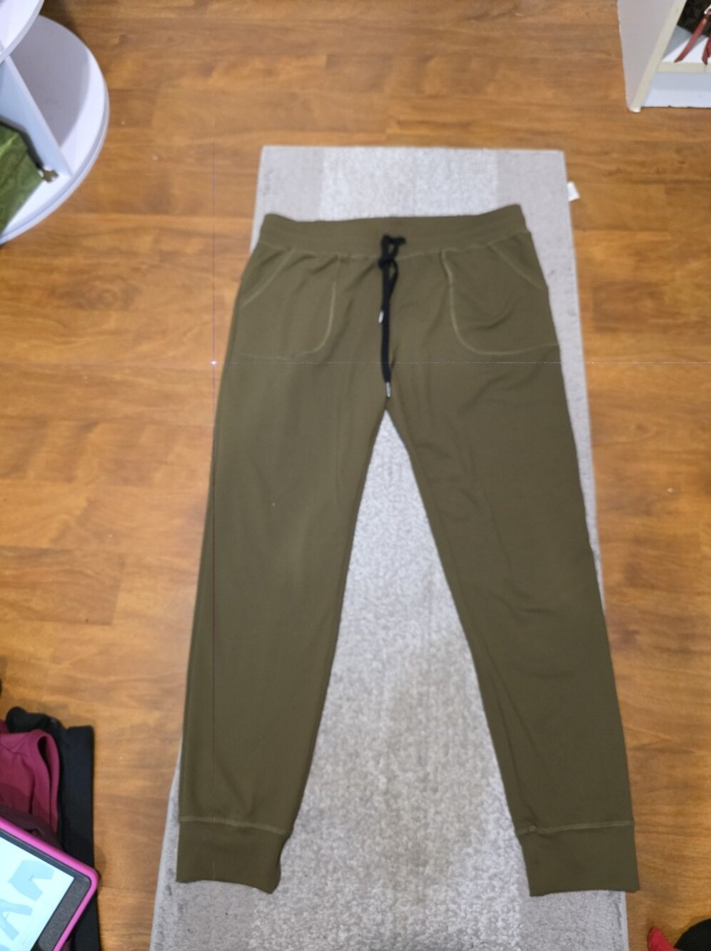 Zyia Active Unwind Jogger Women's Size XL Olive Green Drawstring Perfect Pockets - Picture 6 of 9